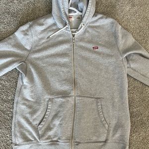 Levi’s Grey Zip-up Hoodie